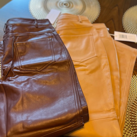 Faux leather pants ankle 27” NWT Hudson North.  Size 12 fits like an 8 to 10 - Picture 8 of 8